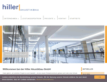 Tablet Screenshot of hiller-akustik.de